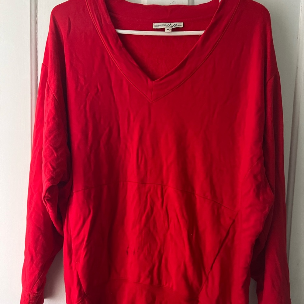 Red long sleeve shirt from Express in size extra small (baggy/loose fit)